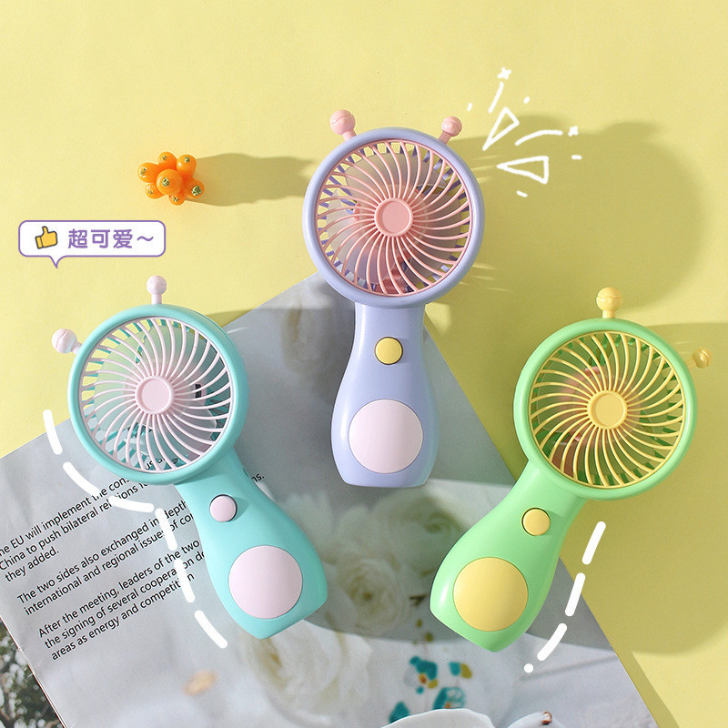 Mini portable charging fan